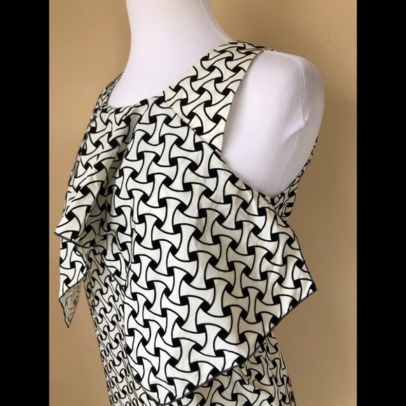 Marni Black/White Textured Dress Sz 40/4 US - Picture 6 of 12